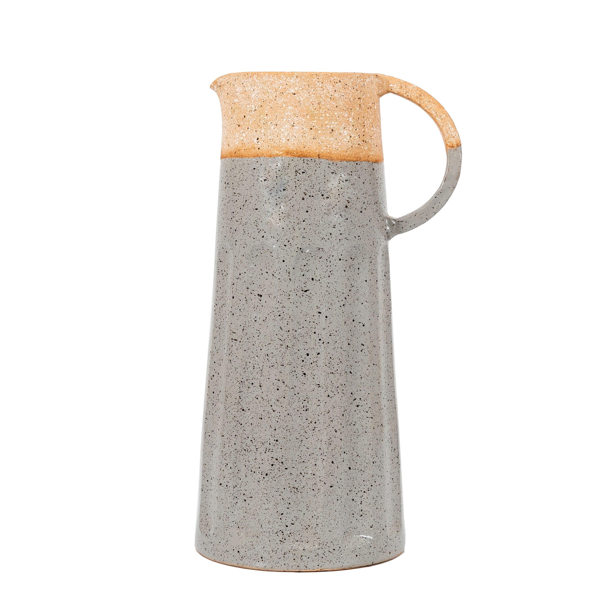 Gallery Direct Callow Pitcher Vase Slate Natural