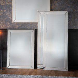 Gallery Direct Petruth Leaner Mirror Silver | Shackletons