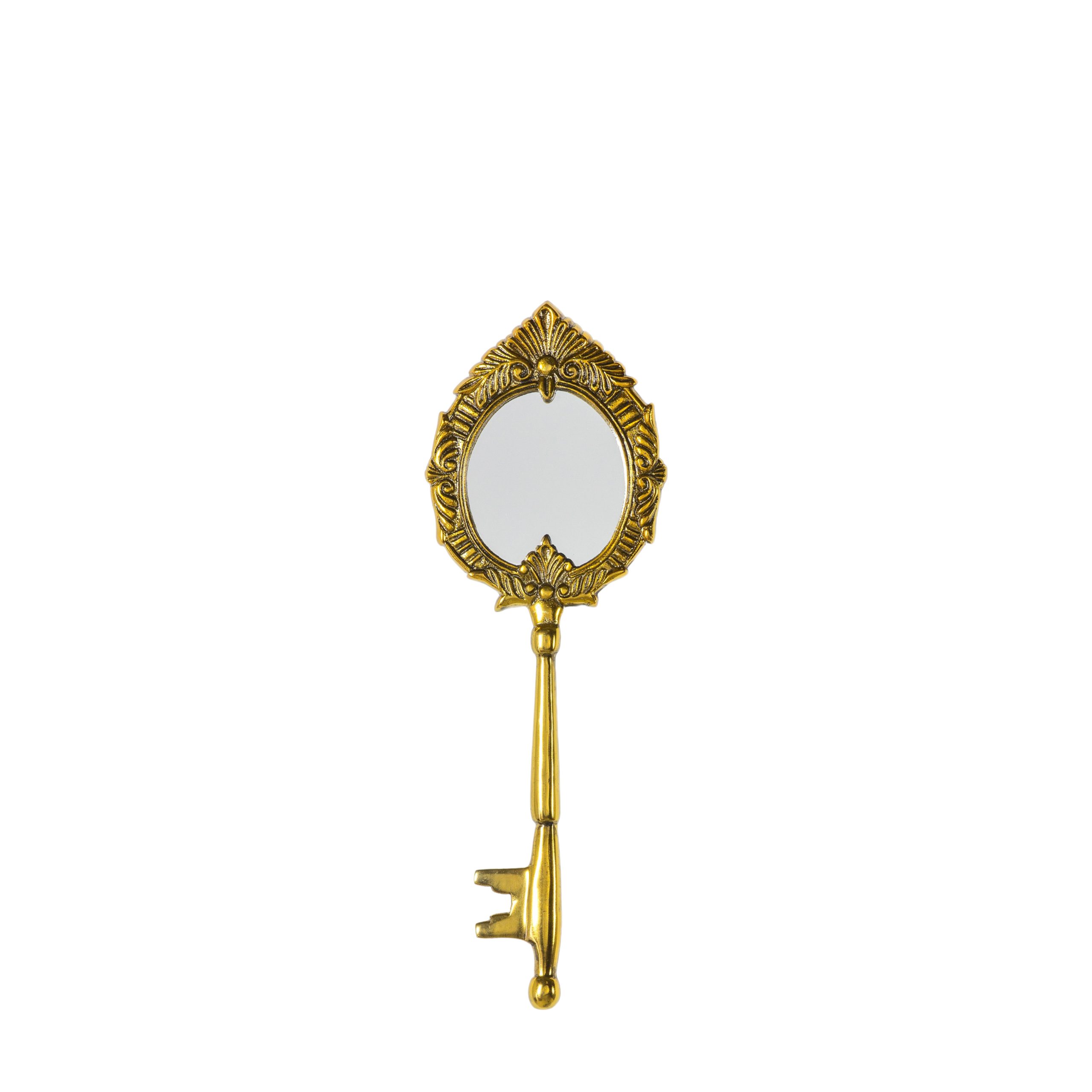 Gallery Direct Romea Mirror Brass Antique | Shackletons