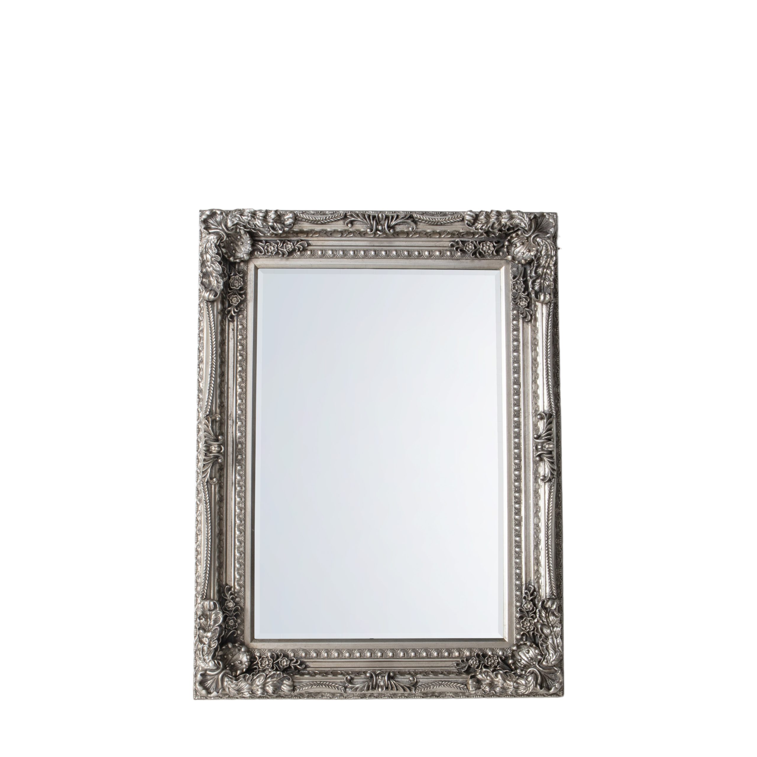 Gallery Direct Carved Louis Mirror Silver