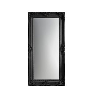 Gallery Direct Valois Leaner Mirror Black | Shackletons