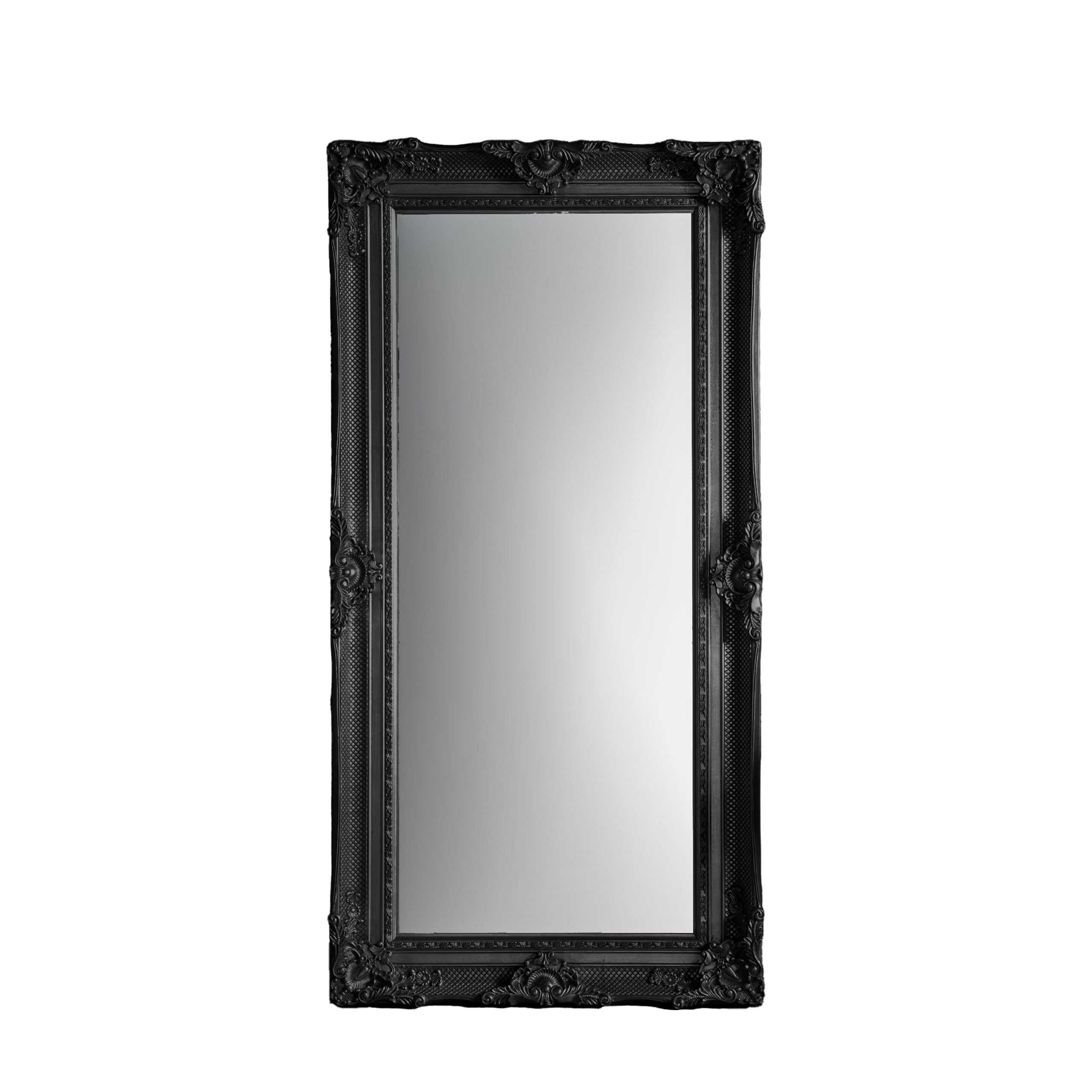 Gallery Direct Valois Leaner Mirror Black