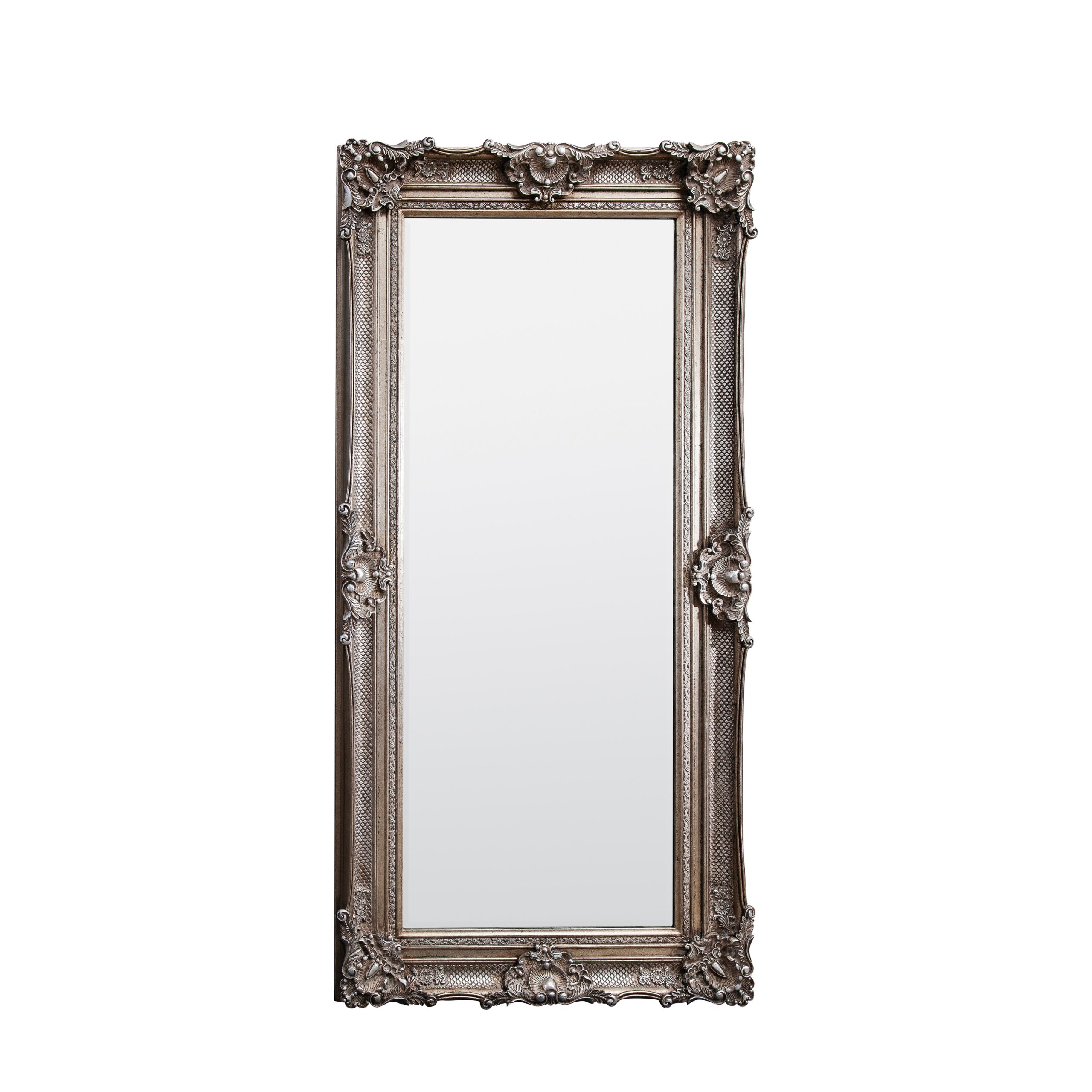 Gallery Direct Stretton Leaner Mirror Silver | Shackletons
