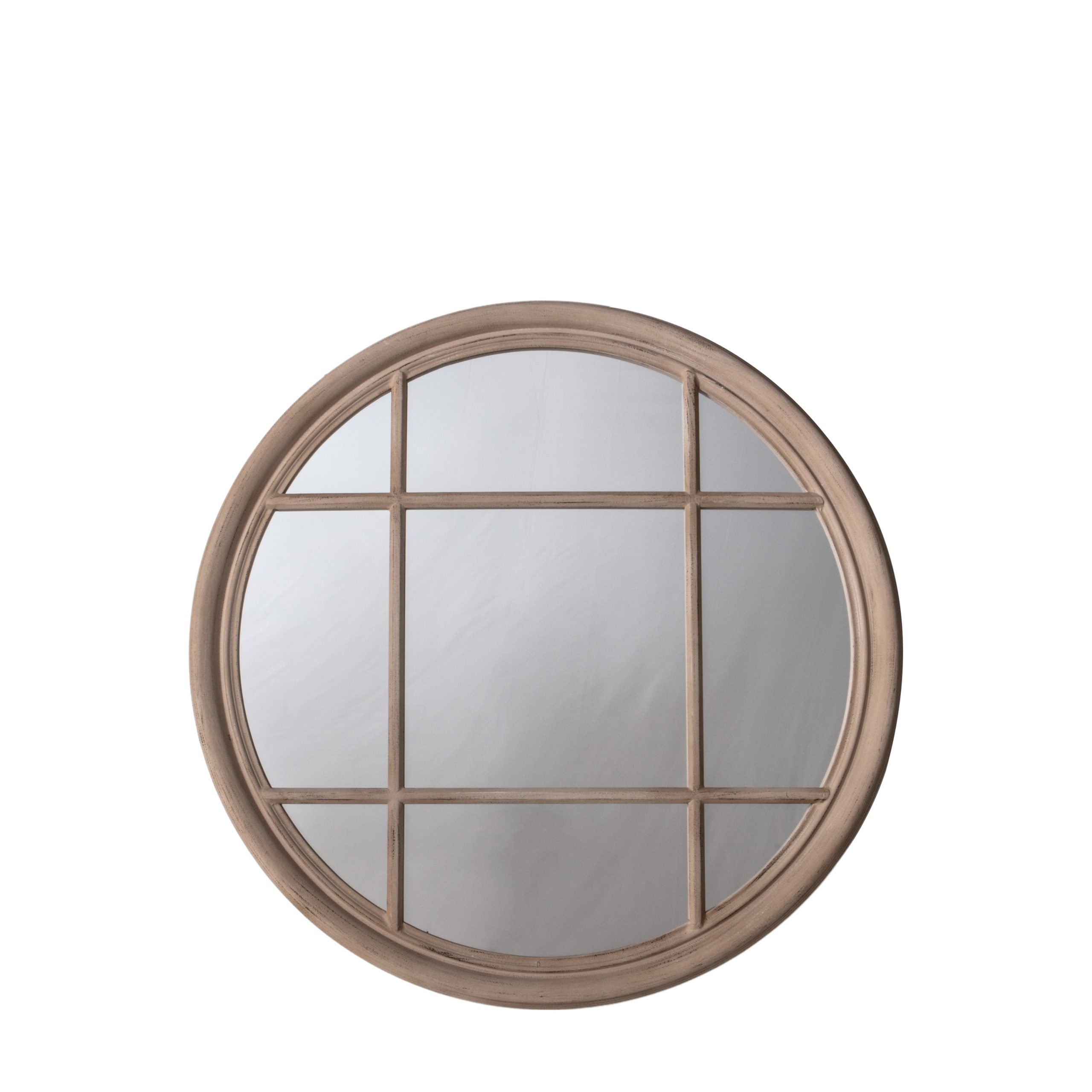 Gallery Direct Eccleston Round Mirror Clay | Shackletons