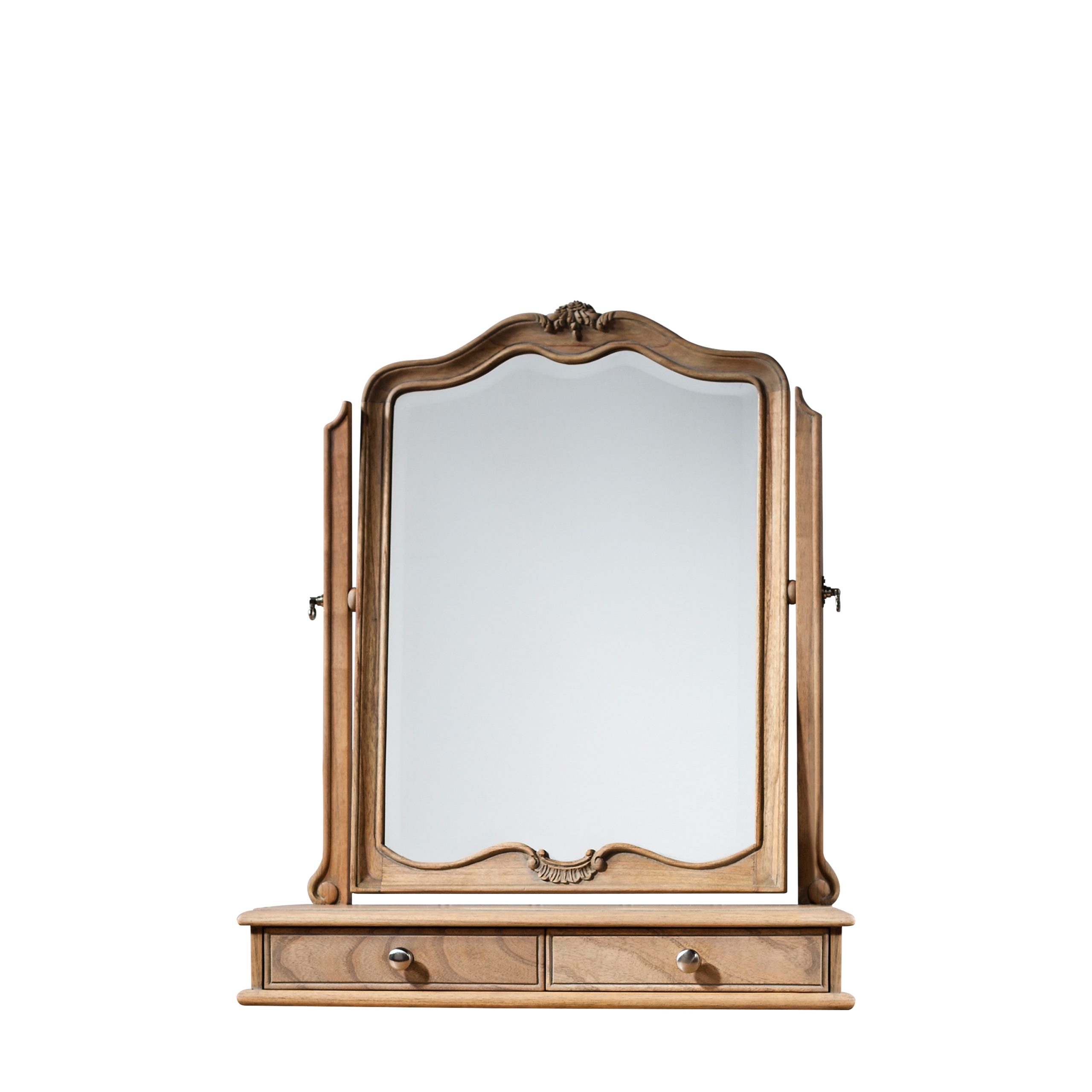 Gallery Direct Chic Dressing Table Mirror Weathered