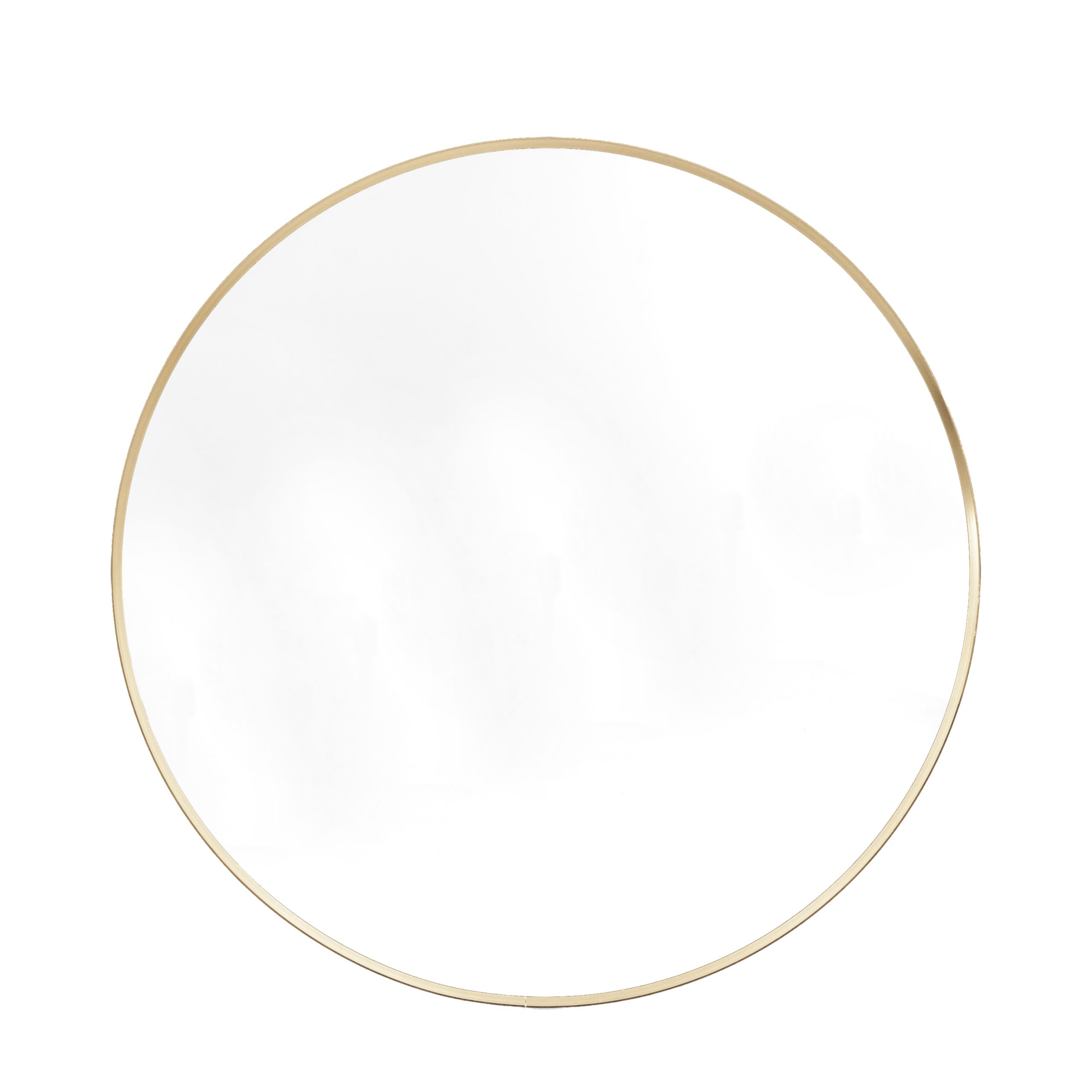 Gallery Direct Holworth Large Round Mirror Gold | Shackletons