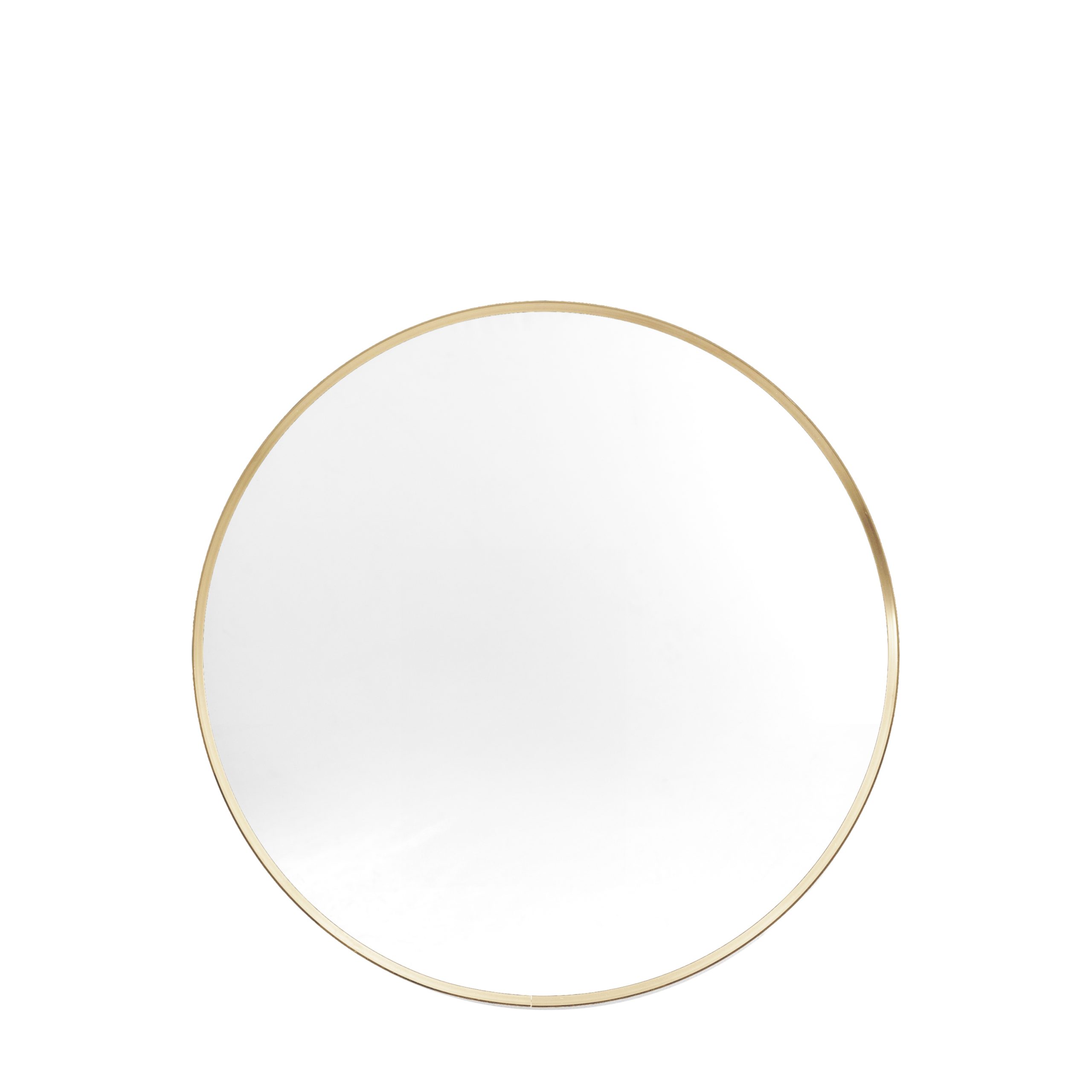 Gallery Direct Holworth Round Mirror Gold | Shackletons