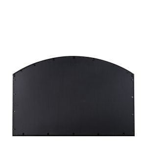 Gallery Direct Wingham Arch Mirror Black | Shackletons