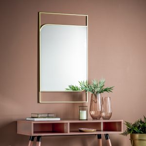 Gallery Direct Visano Mirror Champagne | Shackletons