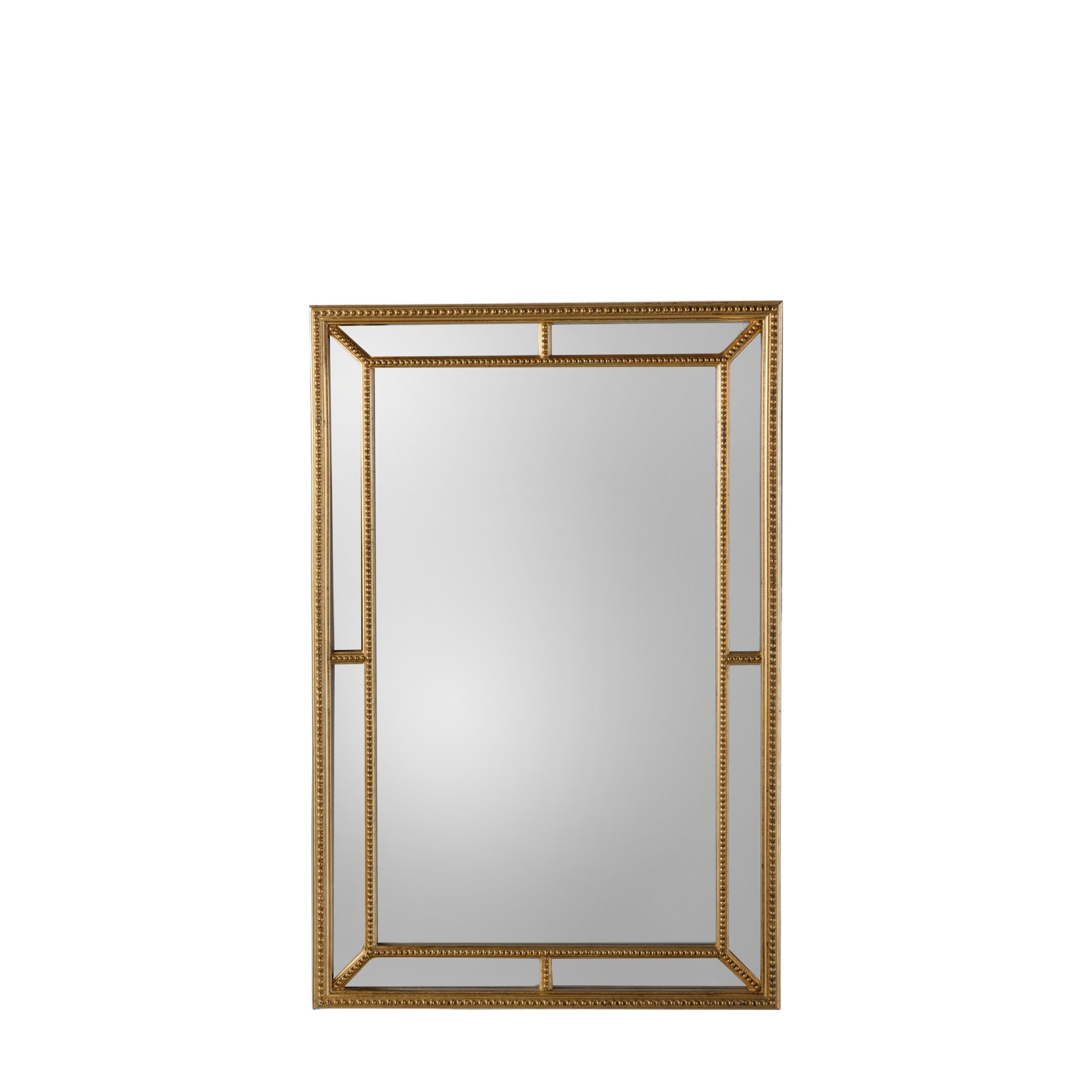 Gallery Direct Sinatra Rectangle Mirror Gold