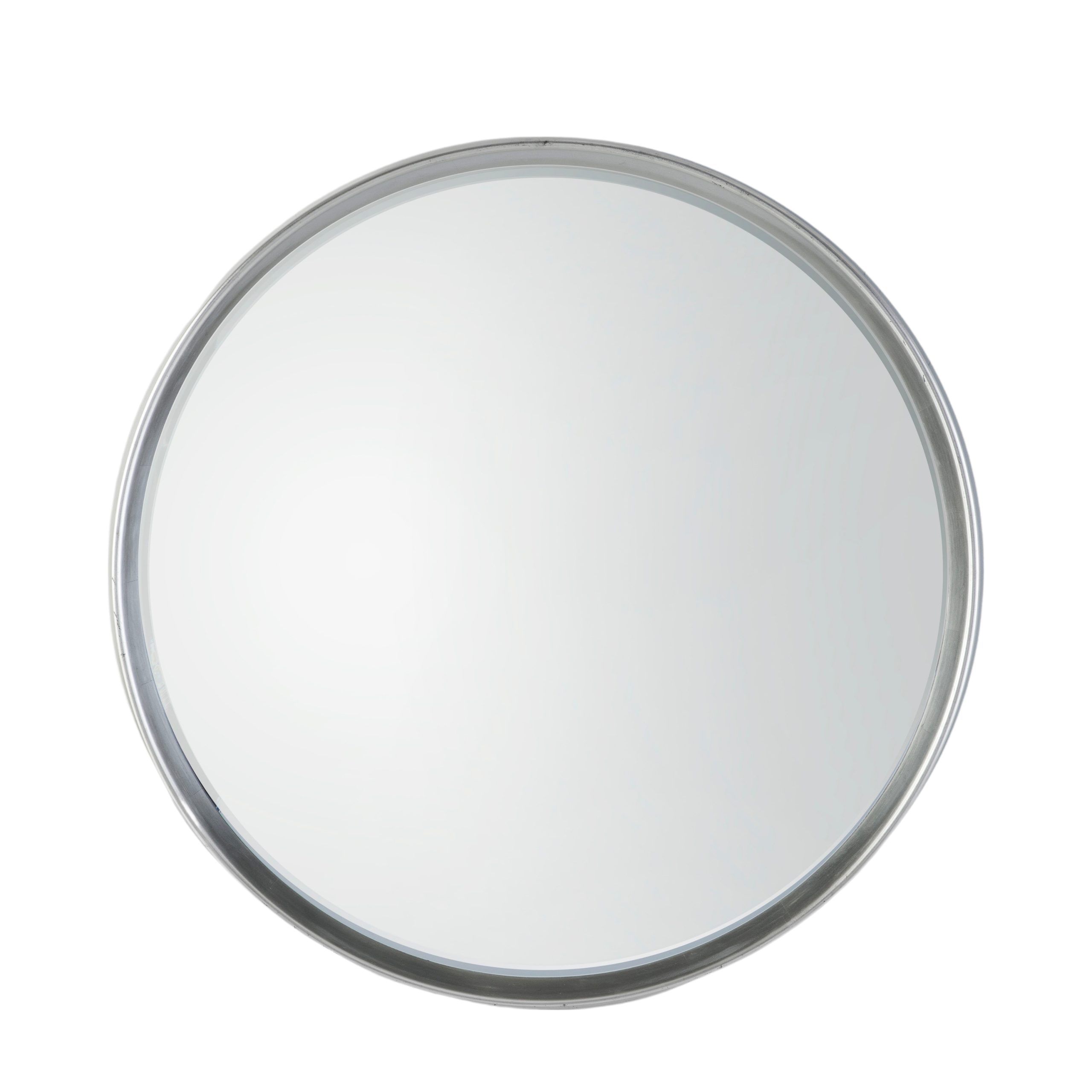 Gallery Direct Harvey Round Mirror Silver