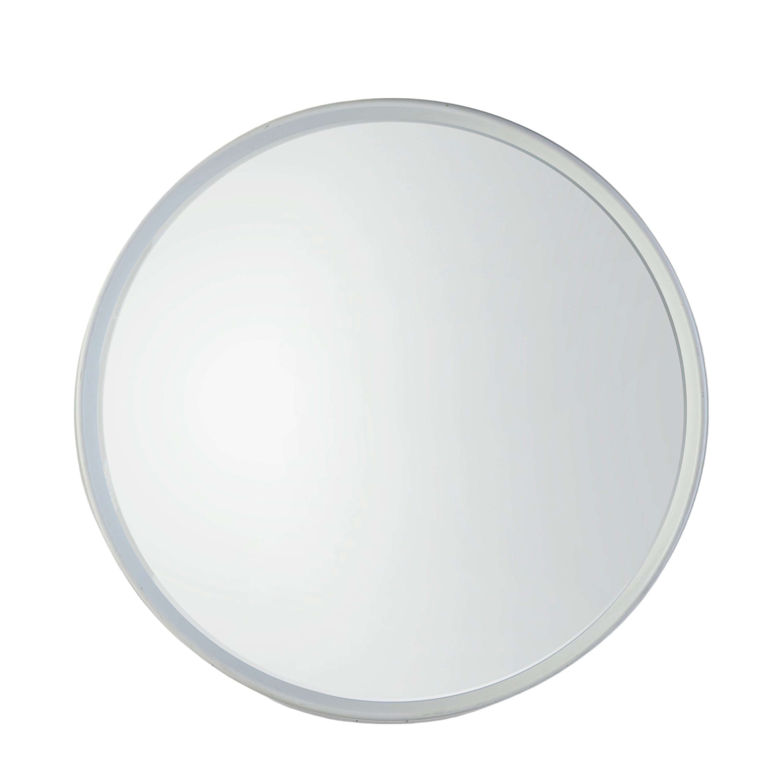 Gallery Direct Harvey Round Mirror White