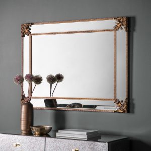 Gallery Direct Wilson Mirror Rustic Gold | Shackletons