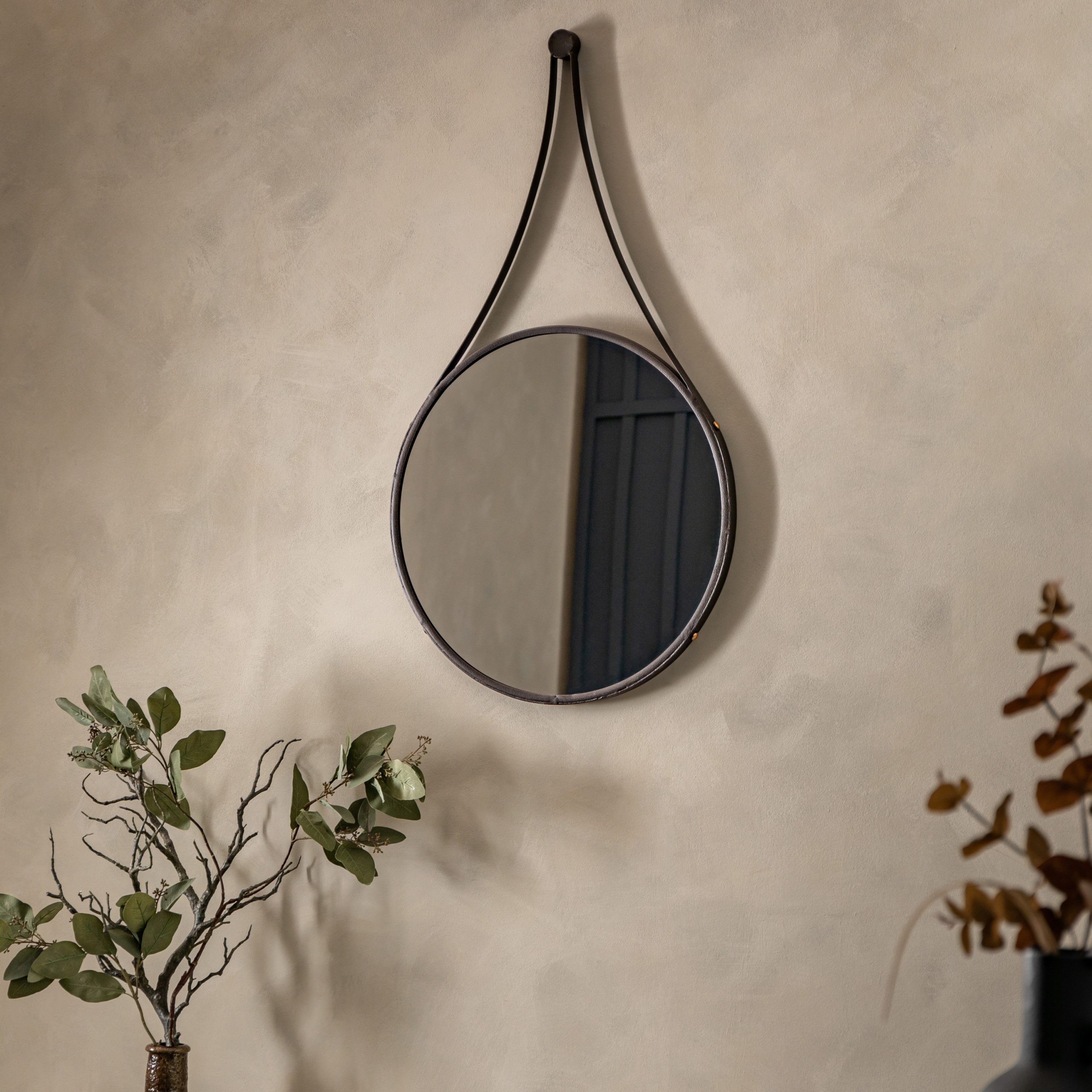 Gallery Direct Broadway Round Mirror | Shackletons