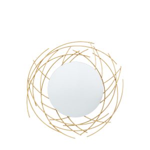 Gallery Direct Barking Mirror Gold | Shackletons