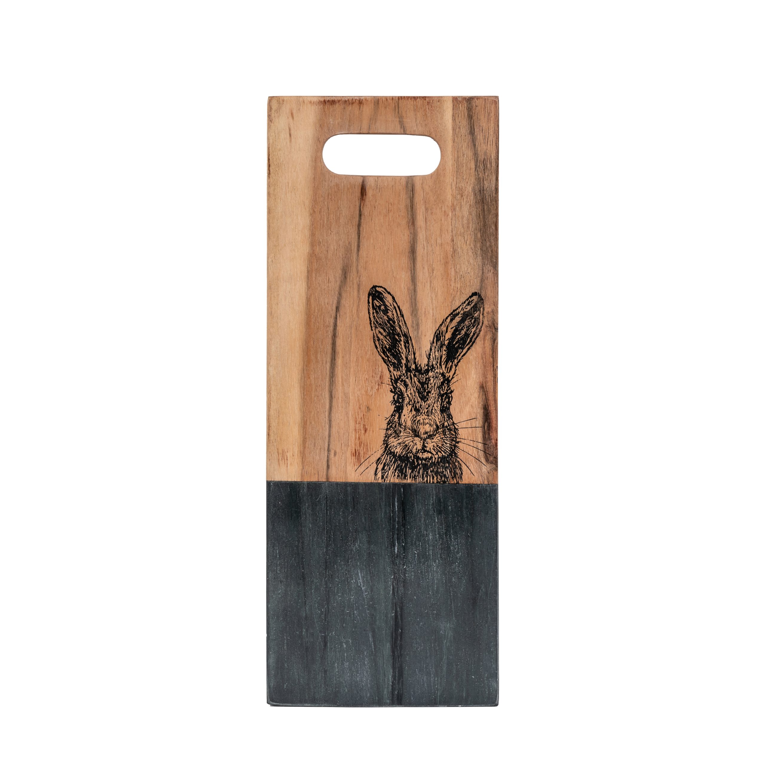 Gallery Direct Hare Board Large Black Marble