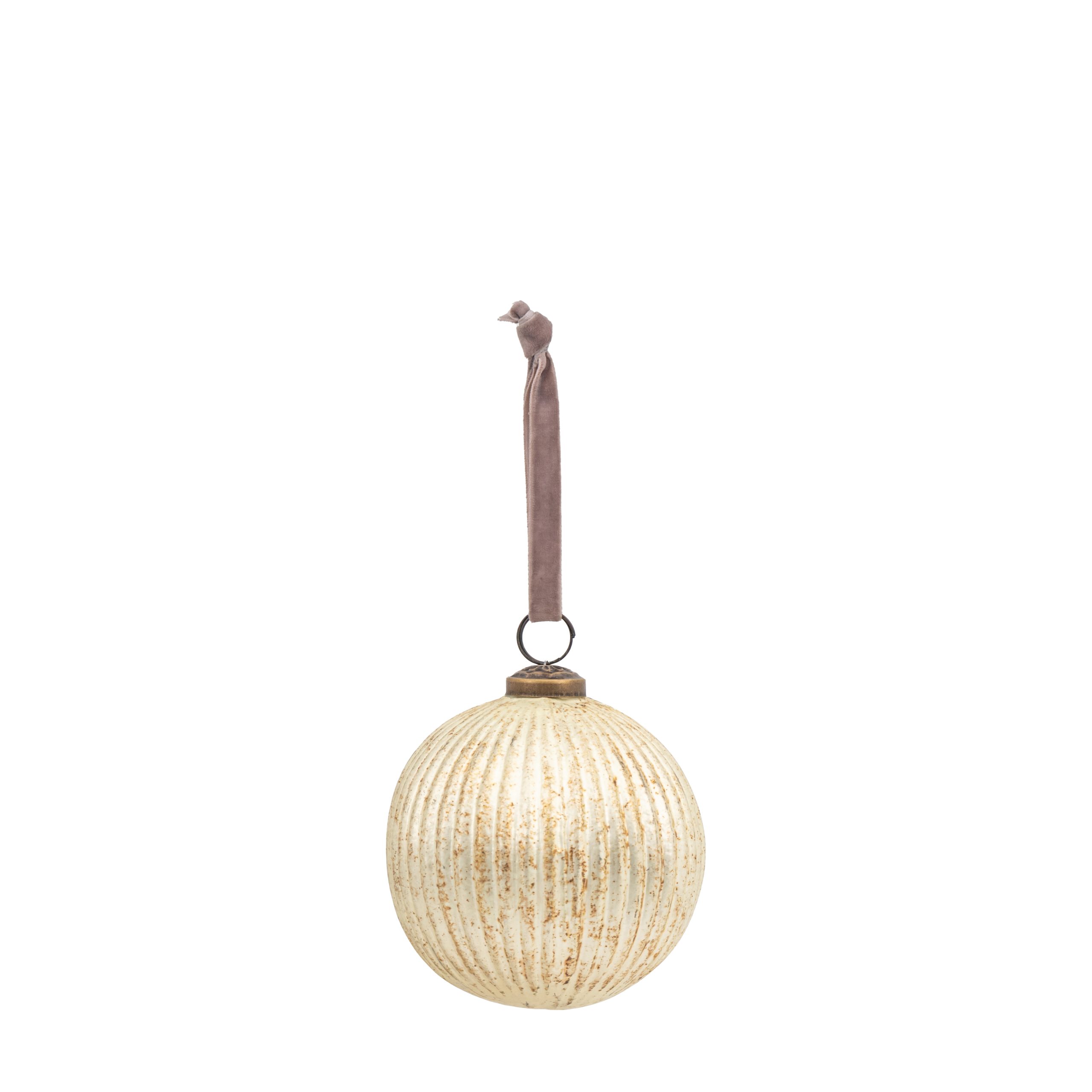 Gallery Direct Mia Bauble Antique Gold (Set of 6
