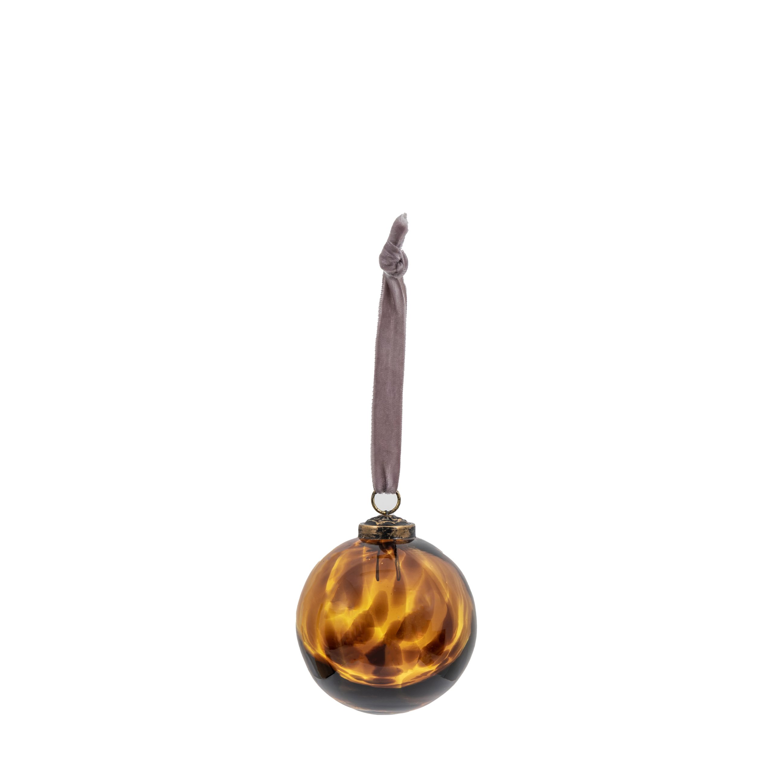 Gallery Direct Lola Bauble Amber (Set of 6)