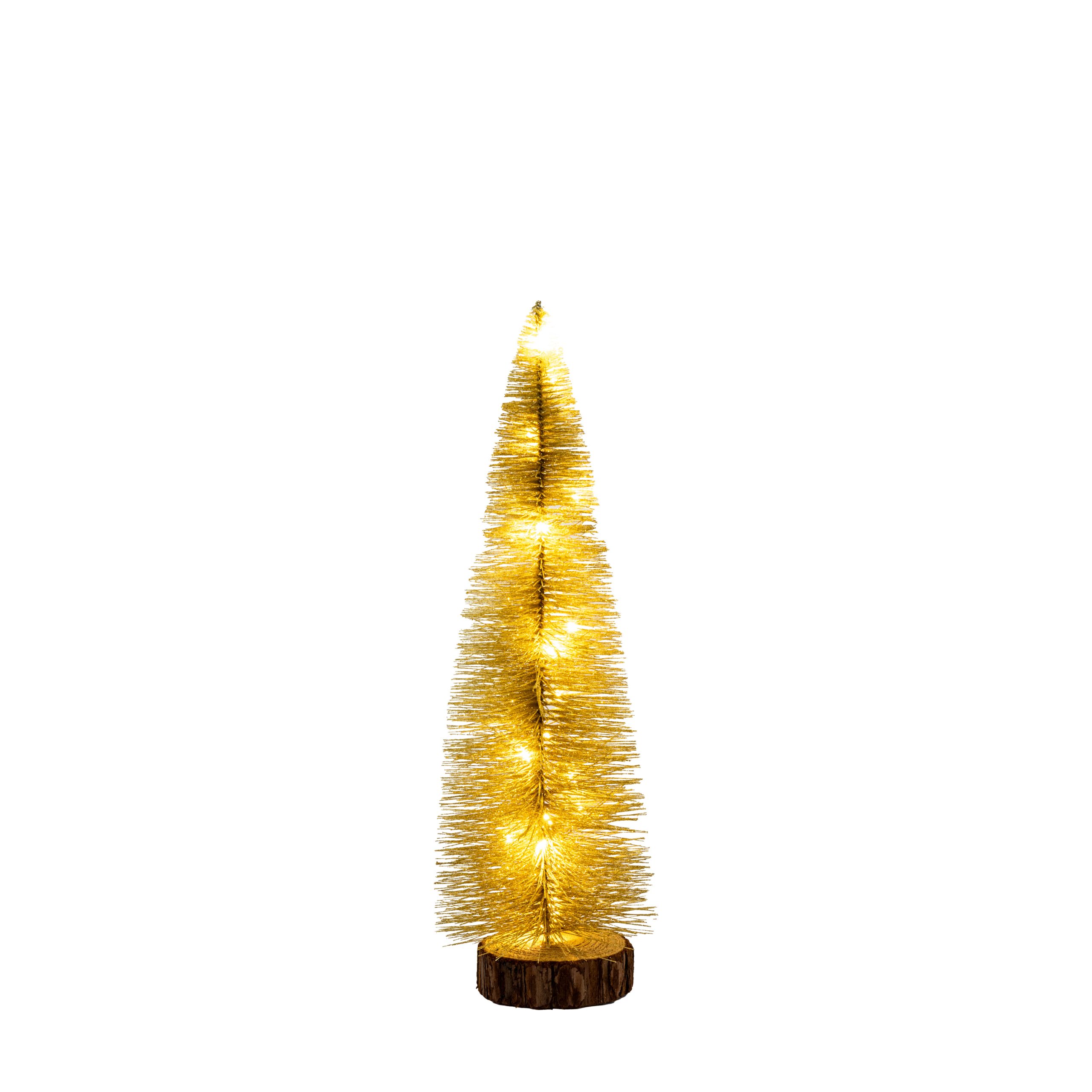 Gallery Direct Brush Tree  LED Lights Gold