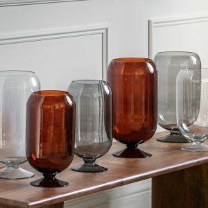 Gallery Direct Flynn Vase Large Amber | Shackletons