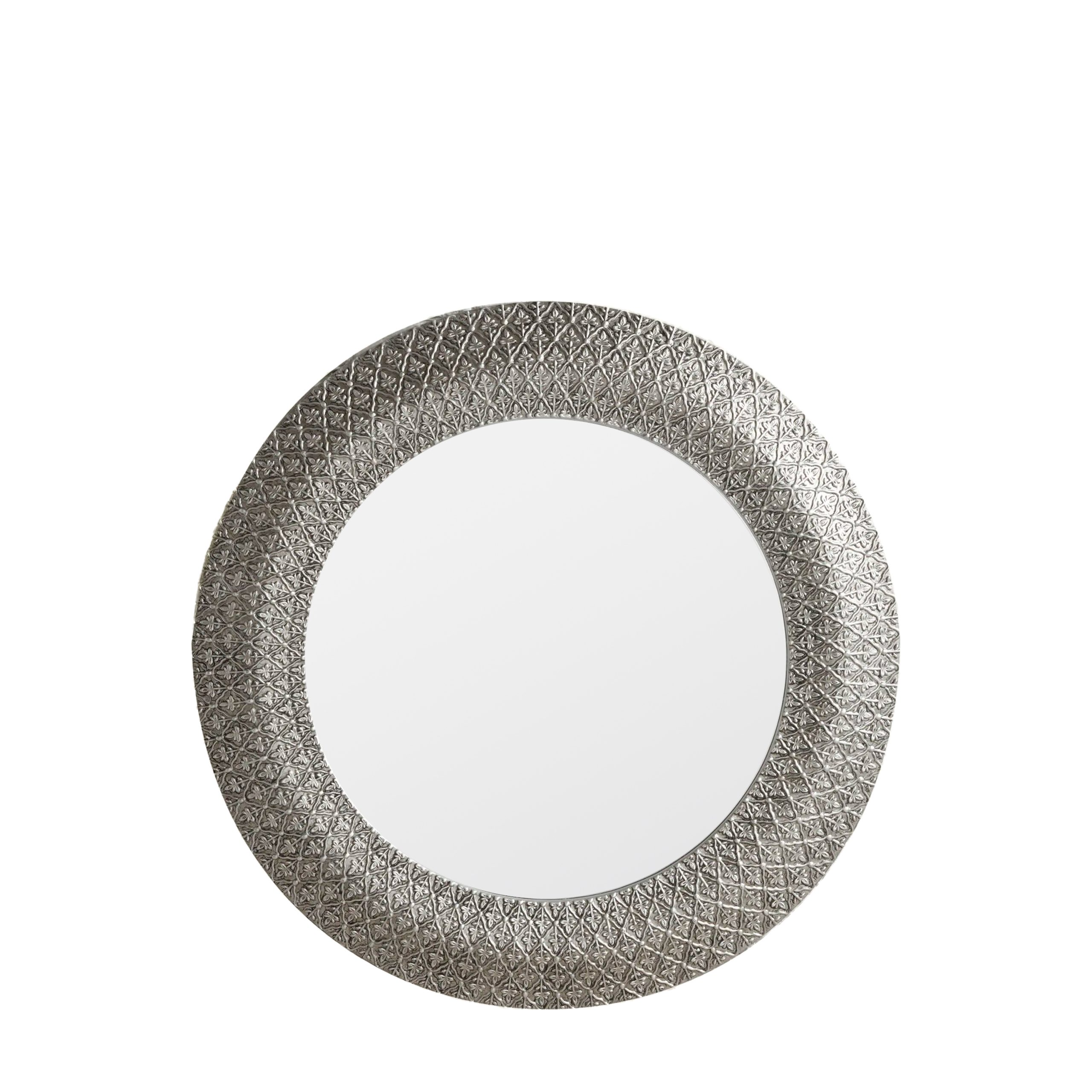 Gallery Direct Chillenden Mirror Pewter | Shackletons
