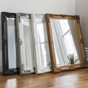 Gallery Direct Abbey Rectangle Mirror Gold | Shackletons