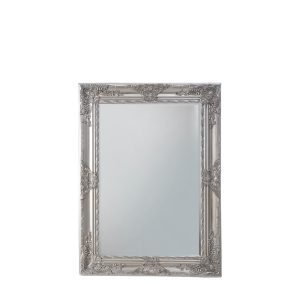 Gallery Direct Hampshire Rectangle Mirror Ant Silver | Shackletons