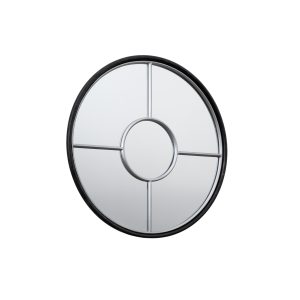 Gallery Direct Rocca Round Mirror Silver | Shackletons