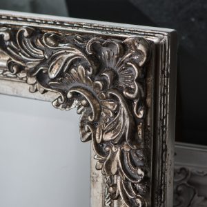 Gallery Direct Fiennes Leaner Mirror Silver | Shackletons