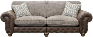 Alexander  James Wilson Large Split Sofa Standard Back in Satchel Nutmeg | Shackletons