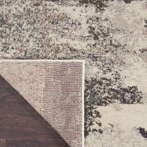 Nourison Rugs Celestial Rectangular Rug   18m x 119m in Ivory Grey | Shackletons