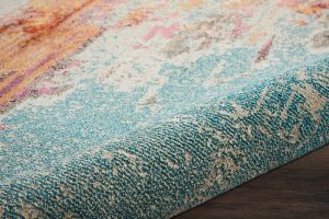 Nourison Rugs Celestial Runner Rug   229m x 066m in Sealife | Shackletons