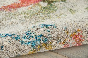 Nourison Rugs Celestial Rectangular Rug   366m x 274m in Ivory Multicolour | Shackletons