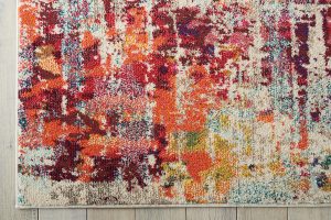 Nourison Rugs Celestial Rectangular Rug   114m x 066m in PinkMulti | Shackletons