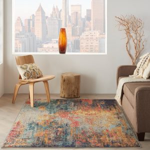 Nourison Rugs Celestial Rectangular Rug   18m x 119m in Multicolour | Shackletons