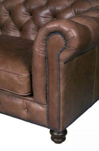 Vintage Sofa Company Gotti Club 3 Seater Fast Track Delivery Espresso Leather | Shackletons