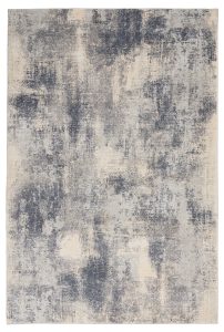 Nourison Rugs   Rustic Textures Rectanglular RUS02 Rug in Blue  Ivory   22m x 16m | Shackletons
