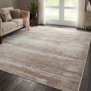 Nourison Rugs   Rustic Textures Rectanglular RUS03 Rug in Beige   32m x 24m | Shackletons
