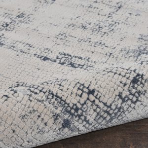 Nourison Rugs   Rustic Textures Rectanglular RUS06 Rug in Ivory  Blue   32m x 24m | Shackletons