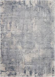 Nourison Rugs   Rustic Textures Rectanglular RUS06 Rug in Grey  Beige   18m x 12m | Shackletons