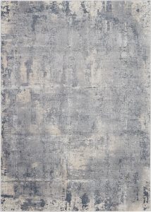 Nourison Rugs Rustic Textures Rectanglular RUS06 Rug in Grey Beige 22m x 16m | Shackletons
