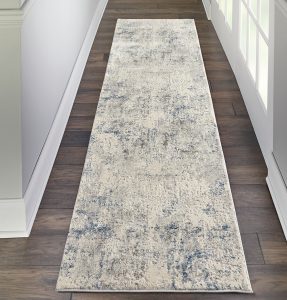 Nourison Rugs   Rustic Textures Runner RUS07 Rug in Ivory Grey Beige   23m x 066m | Shackletons