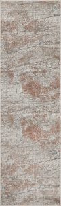 Nourison Rugs   Rustic Textures Runner RUS15 Rug in Grey  Rust   23m x 066m | Shackletons