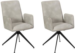Pair of Rebecca Dining Armchairs Misty | Shackletons