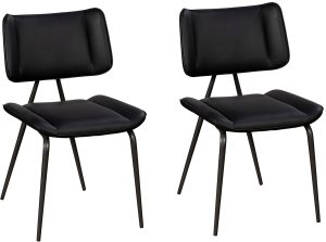 Pair of Baker Jack Dining Chairs Black | Shackletons