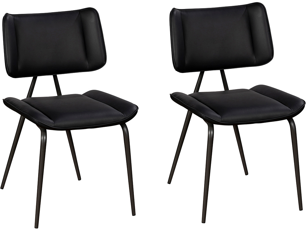 Pair of Baker Jack Dining Chairs - Black