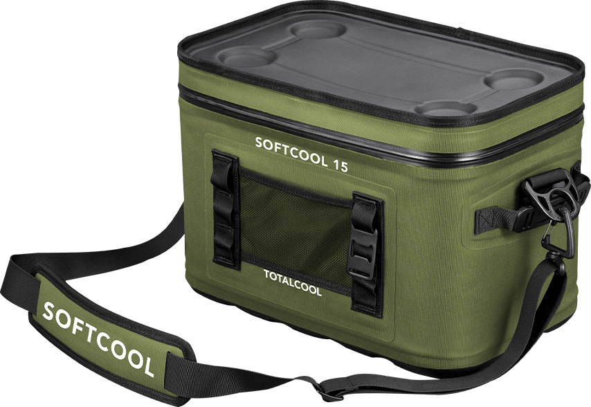 TOTALCOOL Softcool 15 Cool Bag in Camo Green