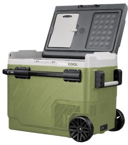 TOTALFREEZE Xtreme 50 Portable Fridge Freezer in Camo Green and Grey | Shackletons