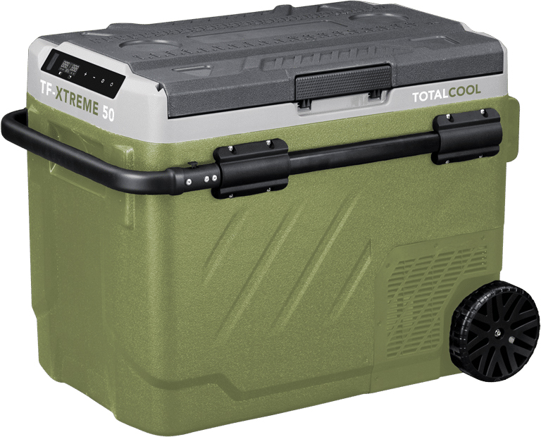 TOTALFREEZE Xtreme 50 Portable Fridge Freezer in Camo Green and Grey