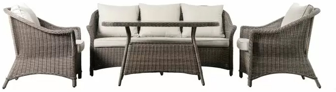 Gallery Direct Fior Natural Lounge Set